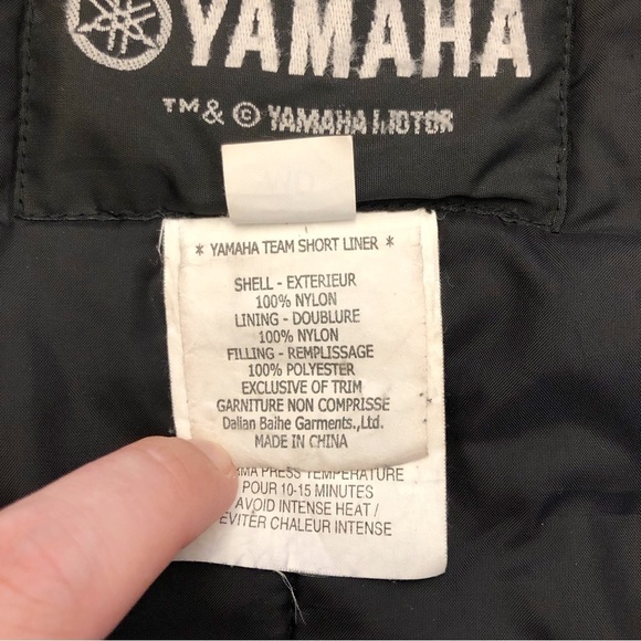 YAMAHA Motorcycle Blue & White Jacket with Removable Inner Liner Medium - Large - Picture 8 of 16